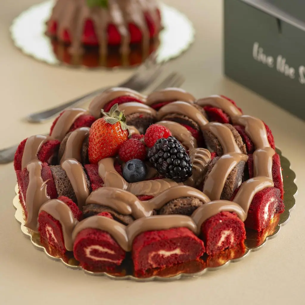 Mix Red Velvet and Brown